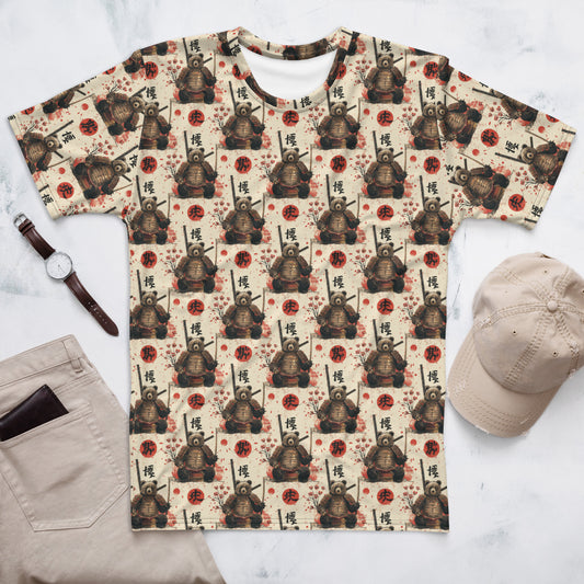 Vintage Samurai Bear Vintage Men's T-shirt