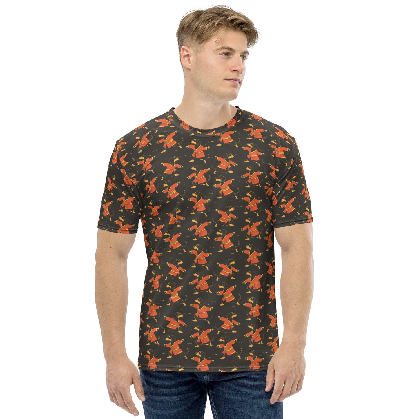 Kung-Fu Dachshunds Men's T-shirt