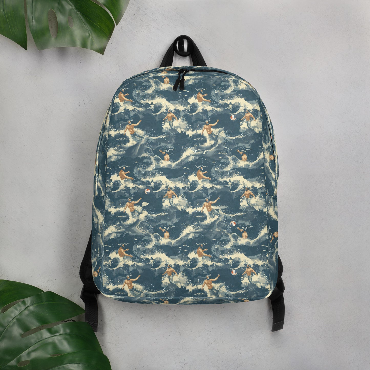 Merman Beach Party Minimalist Backpack